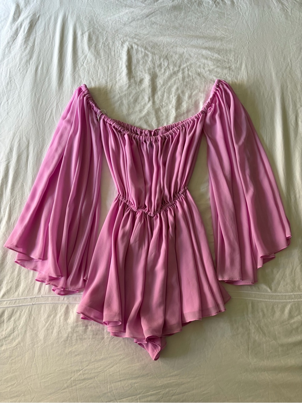 REVOLVE Off-Shoulder Pink Romper Size XS